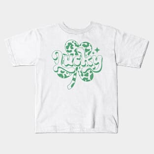 Lucky Shamrock Clover St. Patrick's Day Gifts Kids T-Shirt